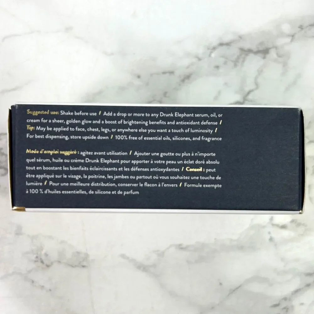 NIB Drunk Elephant B-Goldi Bright Illuminating Drops